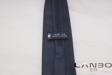 兰博涤纶提花方便领带-保安定制版