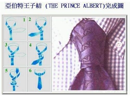 伯特王子结-兰博领带
